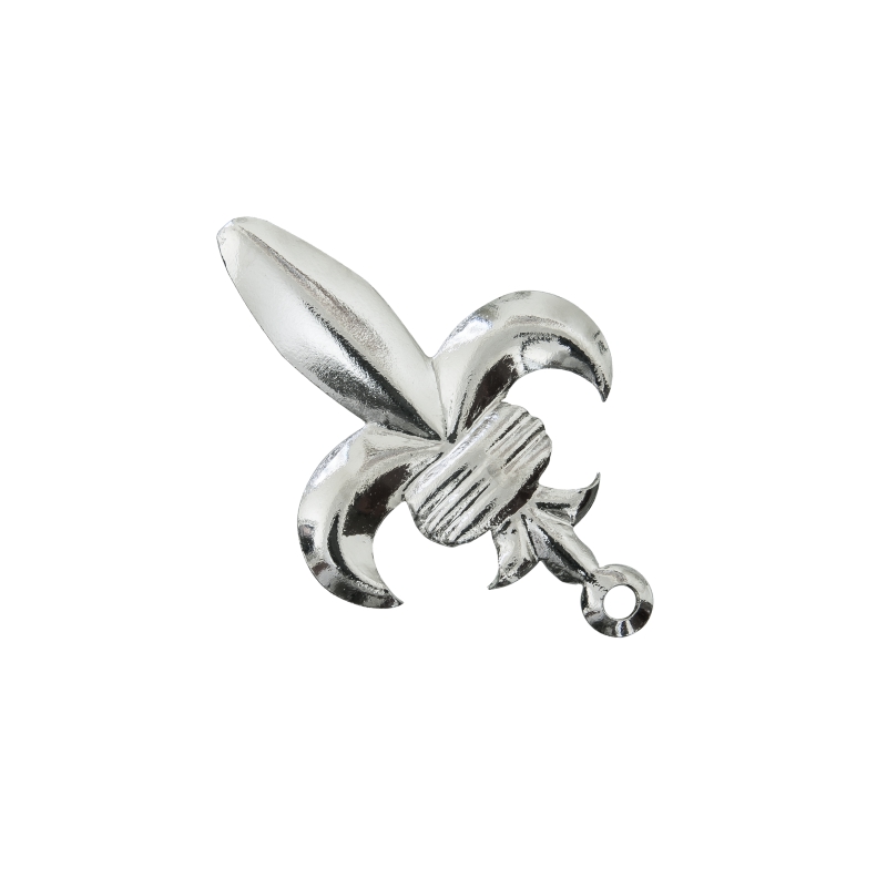 Pingente Flor de Lis - 40x27mm - 1 Argola